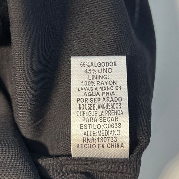 Umgee Embroidered Black Mini Skirt Medium Floral birds ladybugs boho - Picture 8 of 10